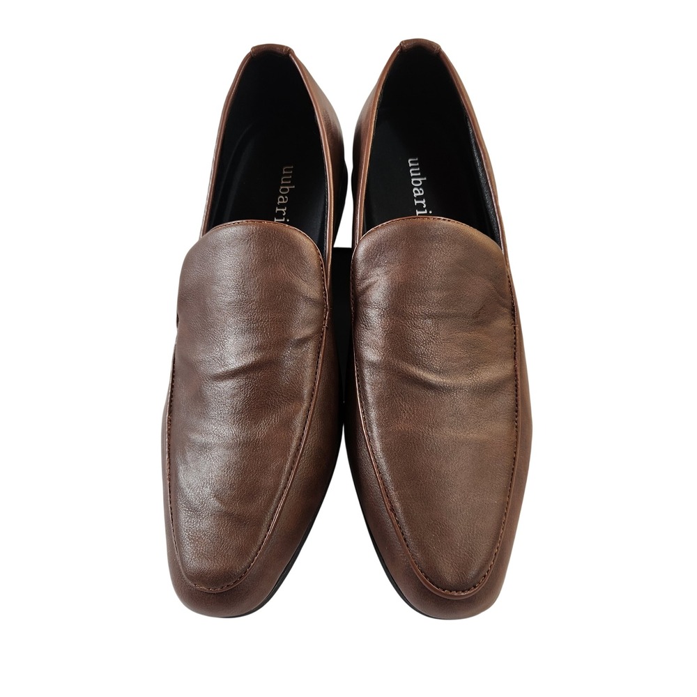 Uubaris Mens Brown Loafers Dress Shoes Size US 12‎ Slip On Business Casual